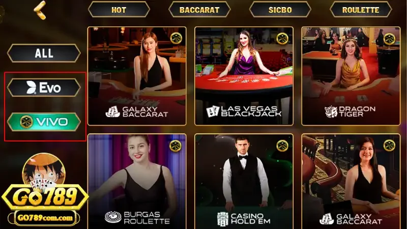 Các game sòng bài đỉnh cao
